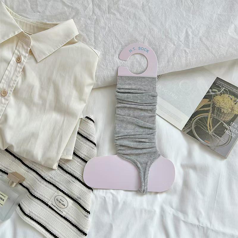 Women s Ballet-Style Calf Socks: Thin, Slouchy, Breathable, Sun Protection, Korean Style. One Size