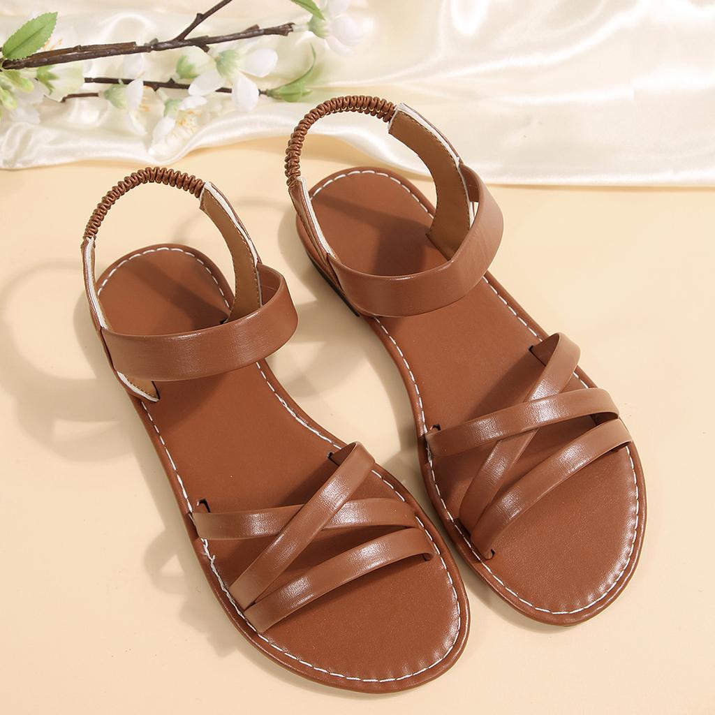 Large Size 22 New Sandals Flats European and American Sandals Roman Shoes Beach Shoes