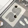 Super absorpční koupelnová předložka Protiskluzové geometrické předložky do vany Diatom Rychleschnoucí koberec do sprchy Severská kuchyně Rohožka Tapis De Bain