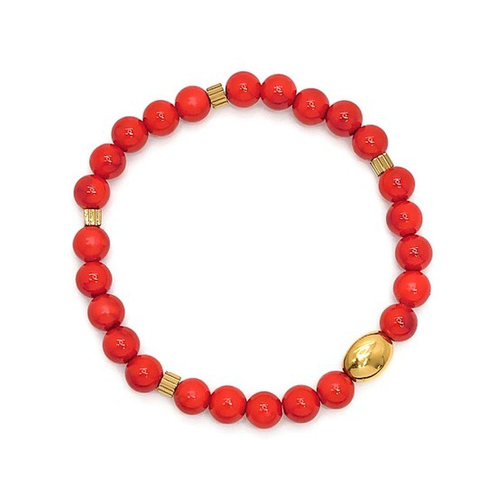 6mm Masanok Red Gemstone Bracelet Bz1532