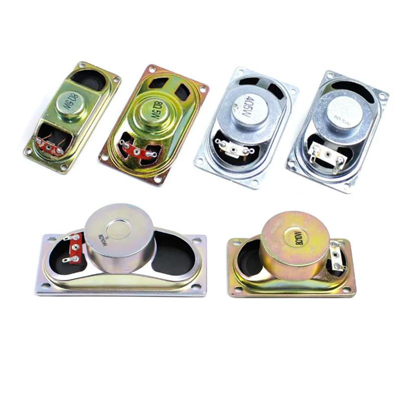 2PCS LCD TV Speakers 5W 10W 8R3W DIY Speaker Horns 41x71/30x70/50x90 Diameter 40mm 50mm 66mm 77mm for Electronic Components