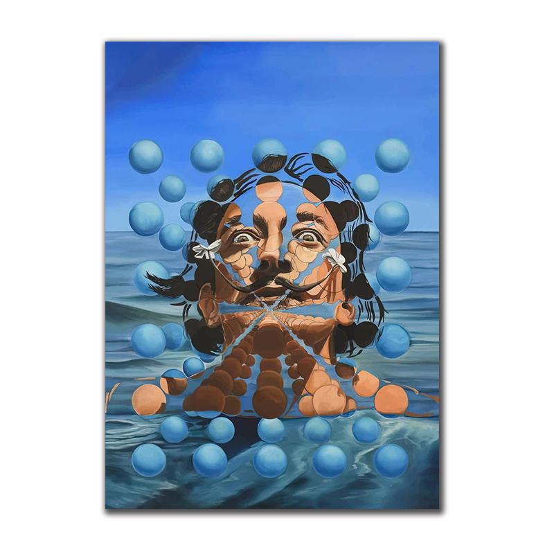 

Классические картины Сальвадора Дали на холсте, знаменитые постеры и принты, настенные художественные картины для гостиной, украшения дома, Куадрос 21x30 No Frame