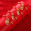 Chinese Style Snake Year Bracelet Hand Rope Fortune Bracelet Retro Lucky Red Rope  Couple