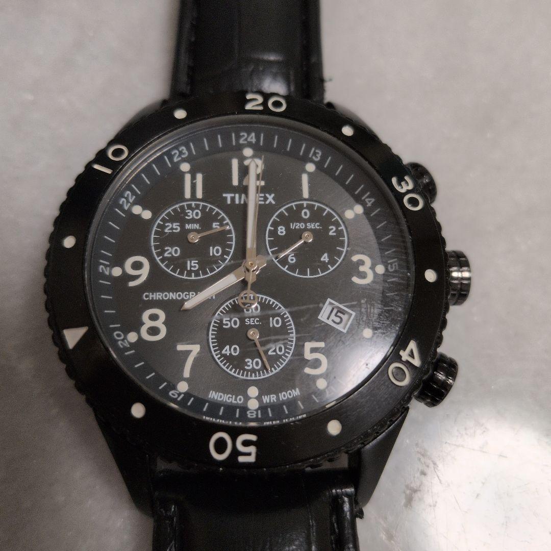 Used TIMEX Chronograph Watch Black
