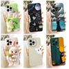 For iPhone 13 Pro Max A2643 A2484 Case New Cartoon Rabbit Silicone Cover For iPhone 13Pro Max A2641 A2644 A2645 Phone Shell