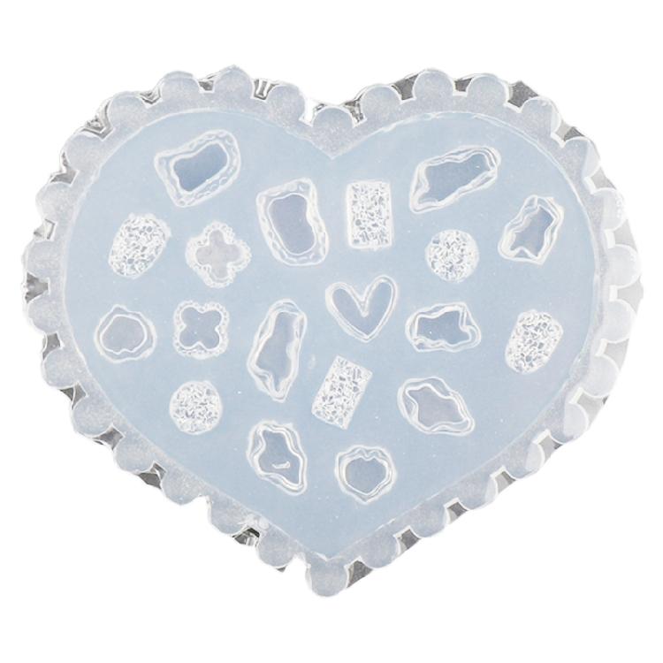 Nail Art Arc Decorative Mold Nail Art Making Tool Silicone Carving Template Mold