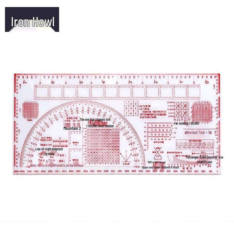 Tie Xiao Precision Mil Rulers & Drawing Tools