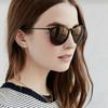 Adult Sunglasses Round Large Frame Ultra-light Classic Anti-slip Sun-resistant Clear Lens Anti-UV Women Men Unisex Sunglasses for Outdoor
