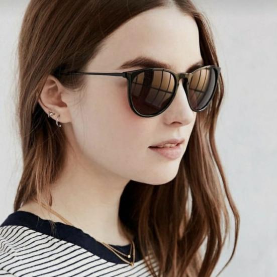 Adult Sunglasses Round Large Frame Ultra-light Classic Anti-slip Sun-resistant Clear Lens Anti-UV Women Men Unisex Sunglasses for Outdoor