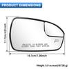 1PCS Replacement for Ford Fusion 2013- Car Side Heated Mirror Glass Rearview Mirror Lens Left /Right DS7Z17K707B DS7Z17K707F