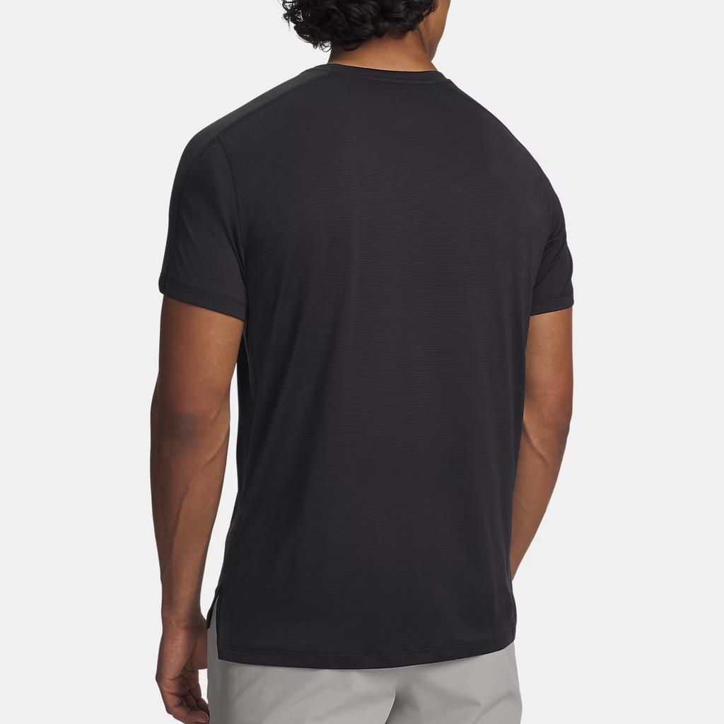 Under Armour Velociti Reflect Lightweight Training Fitness Breathable Sweat-Wicking Basic Versatile Short Sleeve T-Shirt Men tops Black 6009518-001