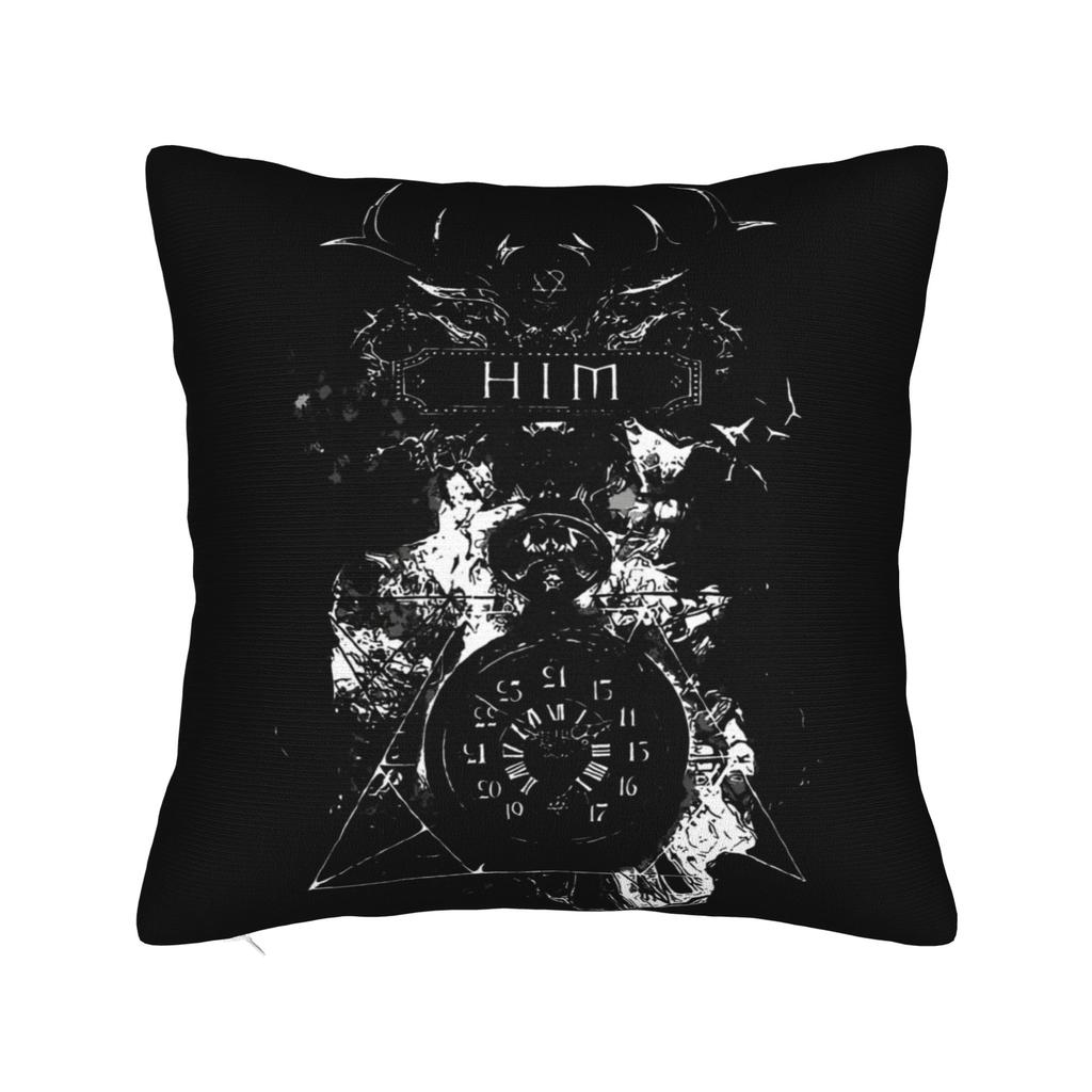 Pillow Cover Him Ville Valo Band Razorblade Romance Funny Pillow Case For Sofa Home Decoration Pillowcases