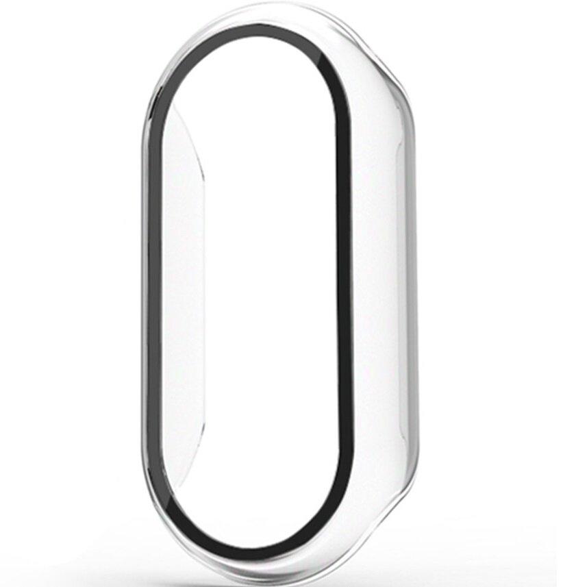 2in1 Case + Tempered Glass for Xiaomi Smart Band 9/8, Transparent