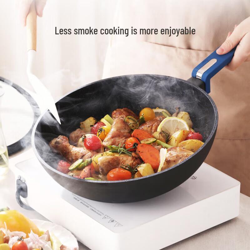 

DESLON Blue Shark 30cm Non-stick Wok