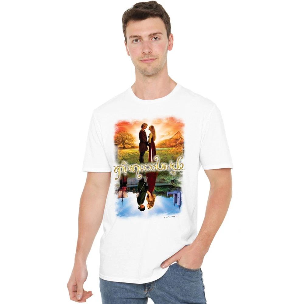 

Pricess Bride Poster 100% Cotton T-shirt Mens Tees Top S-3XL, White 3XL
