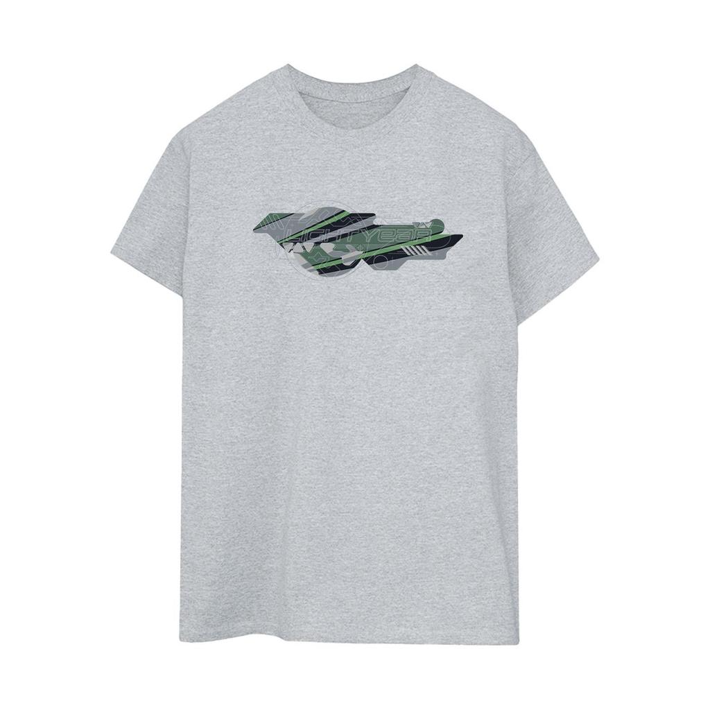 Disney Womens/Ladies Lightyear Graphic Title Cotton Boyfriend T-Shirt