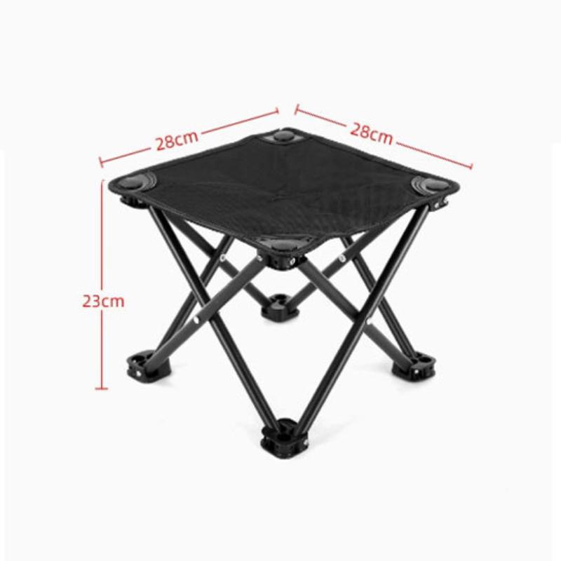 Outdoor Portable Folding Stool Camping Collapsible Foot Stool Hiking Beach Travel Picnic Fishing Seat Tools Ultralight Picnic