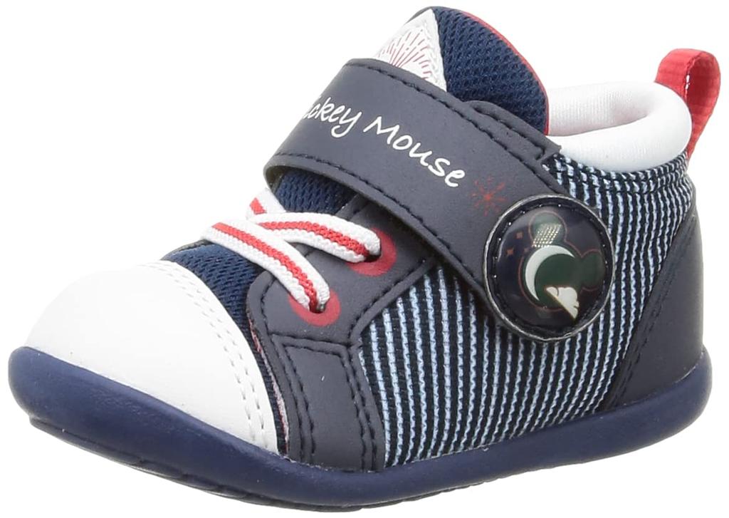 Disney Magic Baby Sizes for Boys and DN 2E Shoes, Sneakers, 12-16cm, 0.5cm Wide, Girls, Navy, B1300, 12.0cm,
