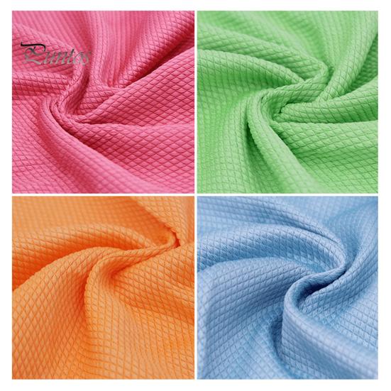 1/5Pcs Rag Cleaning Clothes 30*40cm Streak-Free Lint-Free Polishing Reusable Durable Fish Scale Pattern Kitchen Dishwashing Clothes