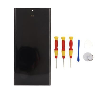 Black Cell Phone Digitizer Touch Screen Display Screen Replacement Assembly with Frame Fingerprint