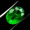 Colombian Emerald Green 3 Carat Natural CERTIFIED Loose Gemstone Oval Shape A-3196