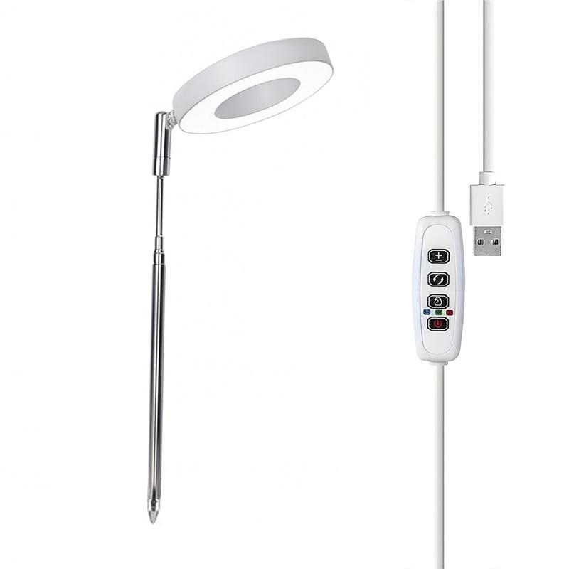 

Повноспектральна лампа для підсвічування LED лампа для вирощування рослин у приміщенні, для сонячних рослин, з регульованою висотою, таймером 3/9/12 год, 10-рівневим затемненням для саду