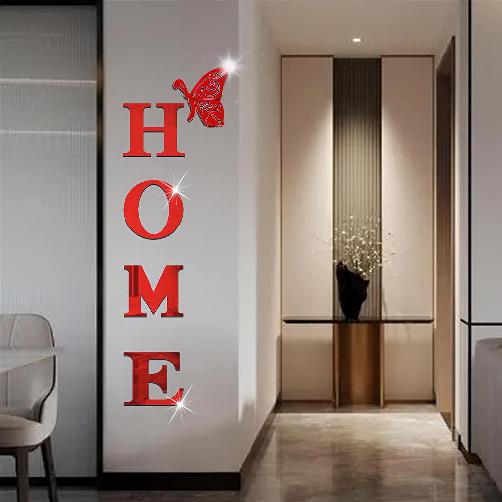 Exclusive DIY Butterfly Acrylic Mirror Wall Sticker for Home Decor