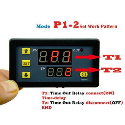 Dc 12V 20A Digital Display Time Delay Relay Timing Timer Cycling Module 0-999H