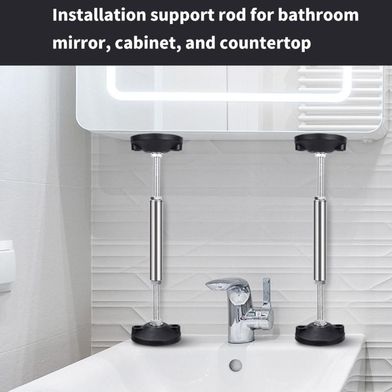 Cupboard Foot Telescopic Support Rod Cabinet Adjustable Support Rod Furniture Leg for Bathroom Repair Supports Enduring