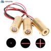 1Pcs Laser Head 650nm 9mm 3V 50mW Laser Cross Diode Module Red Copper Head Line / Point / Cross Laser Diode
