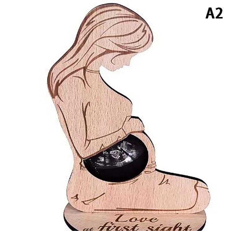 Baby Ultrasound Photo Frame Sonogram Picture Frame Pregnancy Gift Baby Announcement Keepsake For Couples New Moms Dady