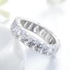 Modian 925 Sterling Silver Classic Oval Sparkling Finger Ring For Women Luxury AAAAA CZ Wedding Engagement Fine Jewelry