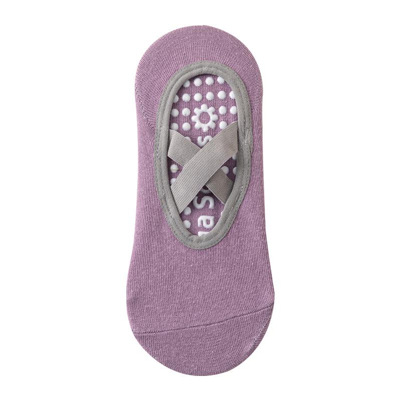 Women's Non-Slip Silicone Yoga & Pilates Socks - Breathable, Sweat-Absorbent, Backless Design