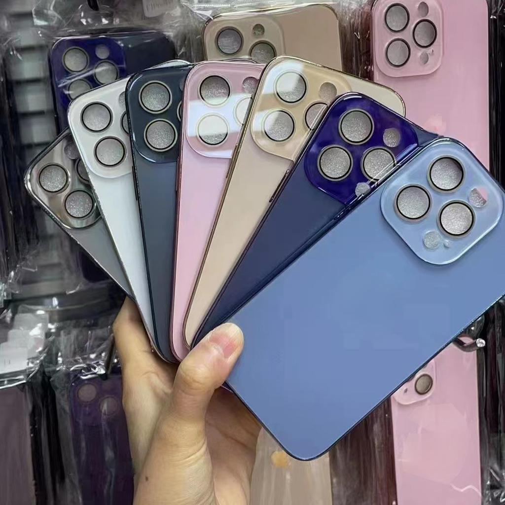 iPhone 17 Pro Max Frosted Case with Full Lens Protection for Apple 16 Pro