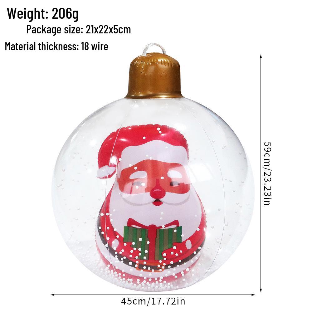 PVC Inflatable Transparent Beach Ball with Blue Sequins for Water Play and Photo Props