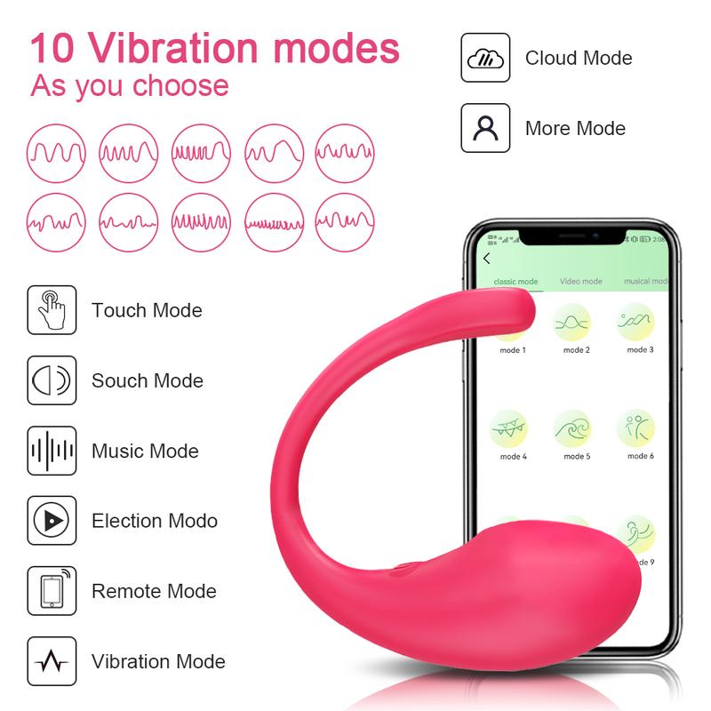 Drahtloser Bluetooth-G-Punkt-Dildo-Vibrator für Frauen, APP-Fernbedienung, tragen vibrierendes Ei, Klitoris, weibliches Höschen, Sexspielzeug für Erwachsene