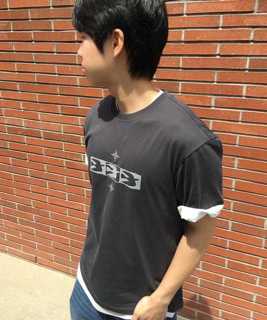 INTEMPOMOOD Bird Glyph T-Shirt: 2 Colors