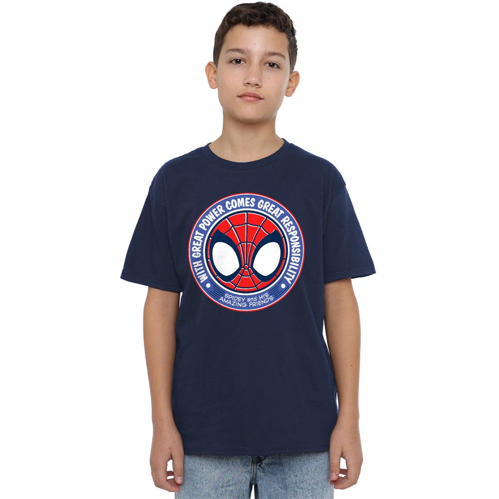 Spidey And His Amazing Friends Childrens/Kids Great Responsibility T-Shirt
