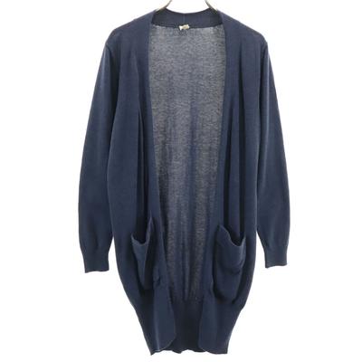 Ron Herman Long Sleeve Long Knit Cardigan S Navy Women Used