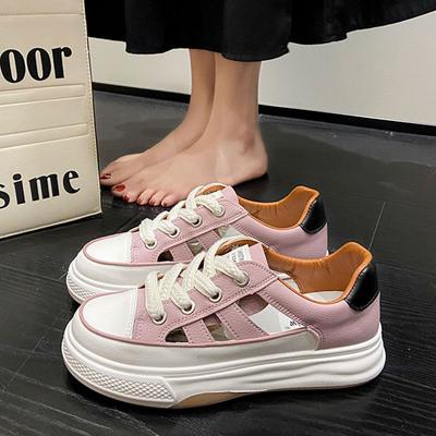 Sac en cuir souple sandales à tête pour femmes 2025 nouvelles chaussures de sport romaines à plateforme d'été pour femmes