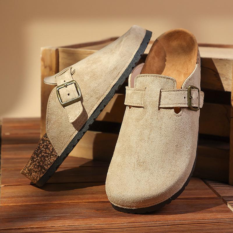 Summer Classic Retro Versatile Casual Wear Soft-soled Birkenstocks Non-slip and Wear-resistant Bag Head Slippers