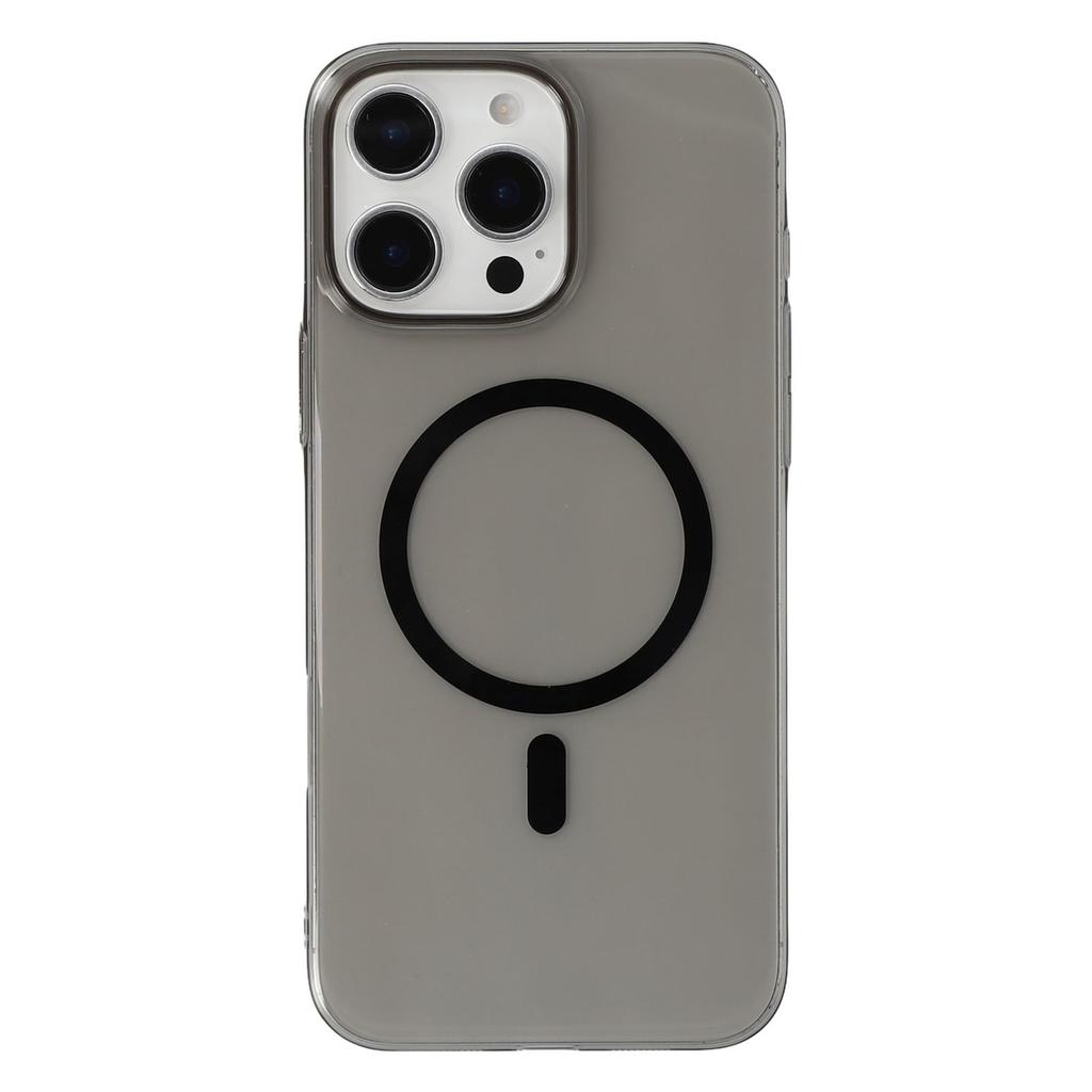 JAUCASE For iPhone 16 Pro Magnetic Case Hard PC Clear Back Phone Cover