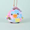 Kawaii Rilakkuma Kiiroitori Plush Toy Backpack Keychain Creative Cartoon Patchwork Stuffed Doll Friend Birthday Gift Peripherals