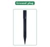 Violet Eucalyptus Garden Stake: Realistic Faux Flower Decoration with Ground Peg