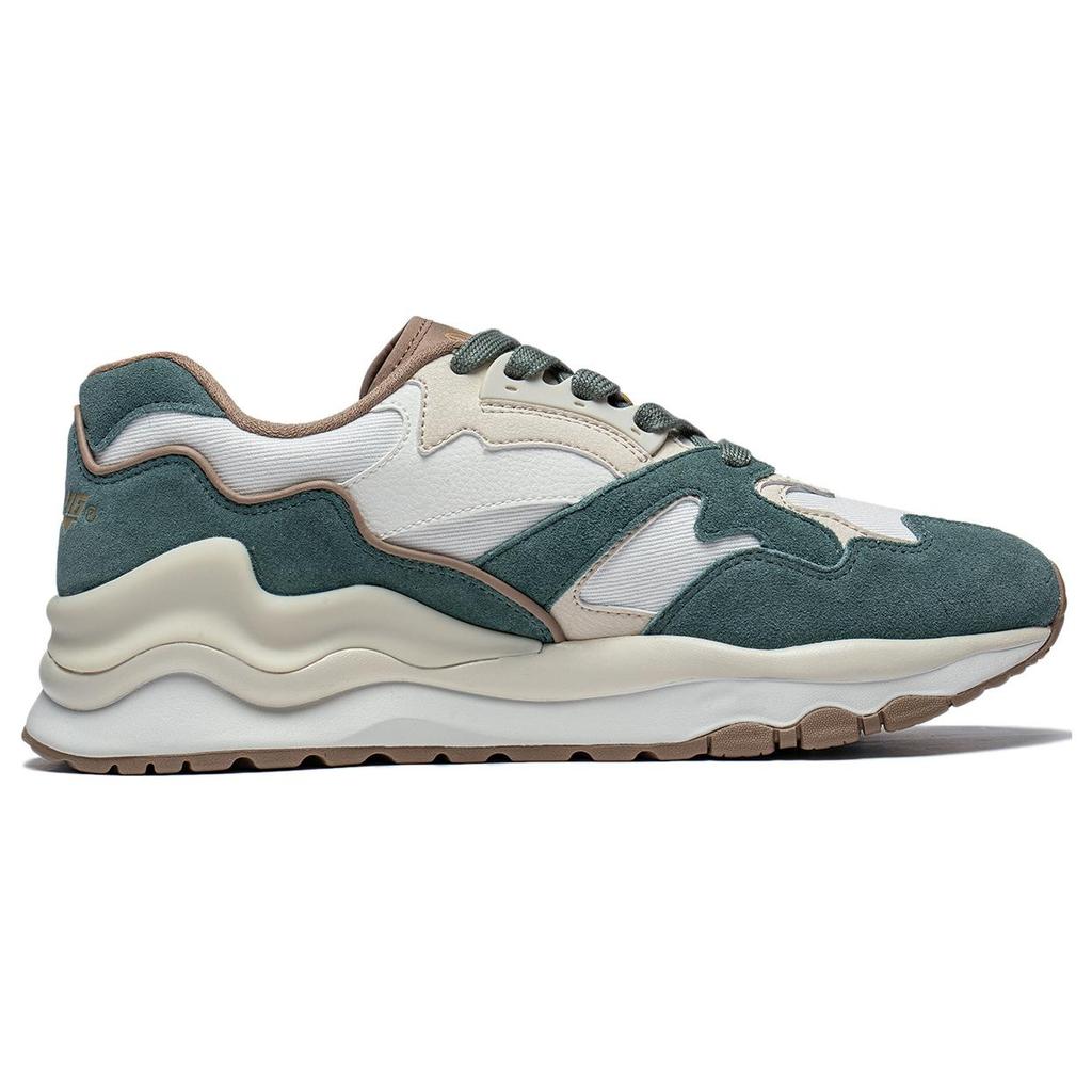 New LiNing 001 Mountain Sea Slip Resistant Low Top Running Shoes Men's White Green AZGT073-1