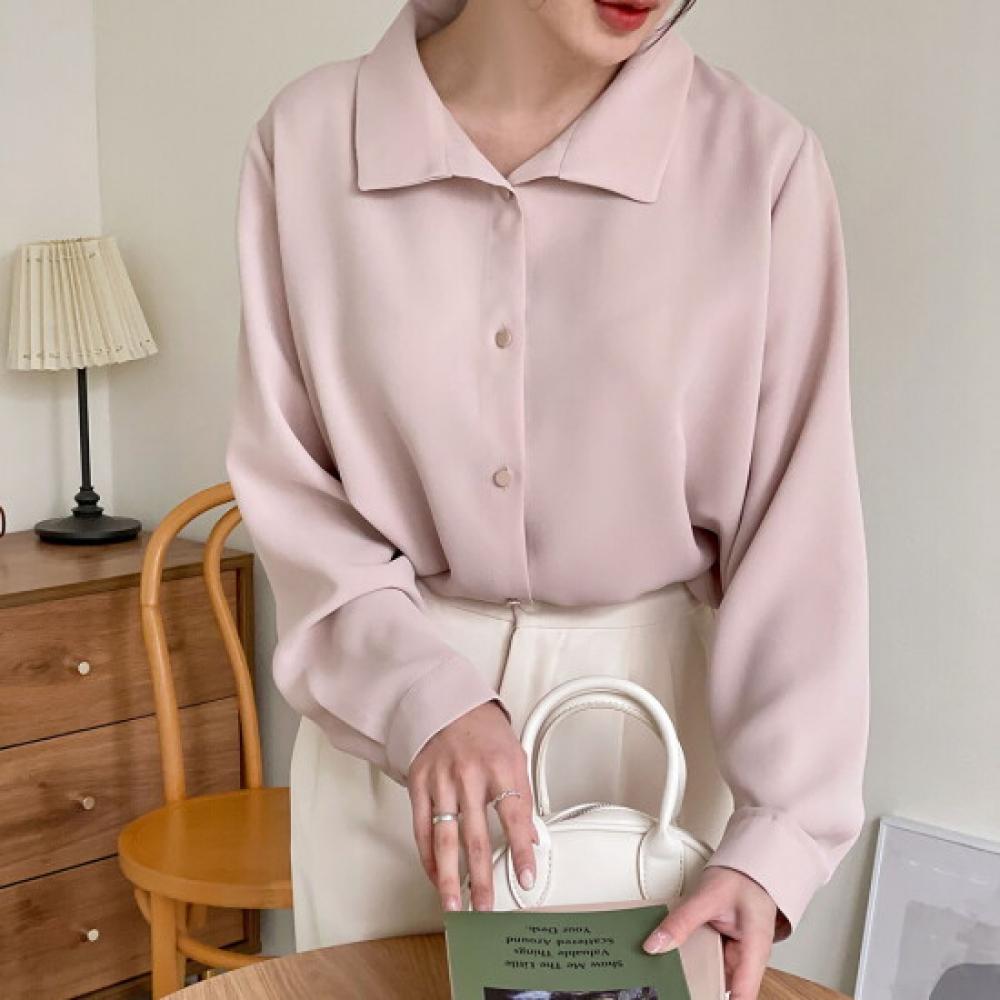 New Arrivals Open Run Women Spring Blouse Big Size Solid
