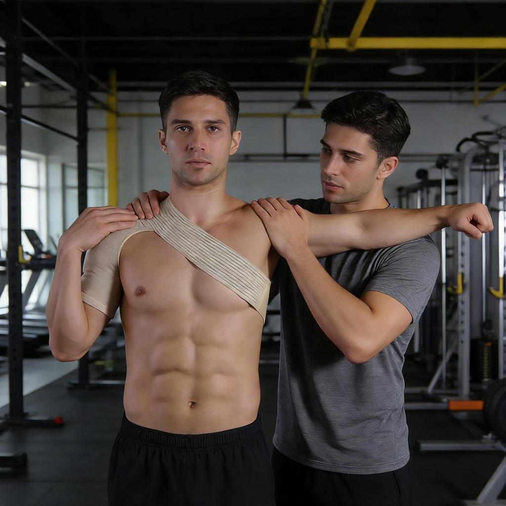 Rotator Cuff Shoulder Brace Adjustable Compression Sling Sleeve Shoulder Stabilizer Brace For Joint Relief For Gym Training