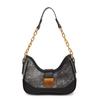 Women's Color Block Chain Underarm Bag - Fashionable Patchwork Shoulder and Crossbody Handbag