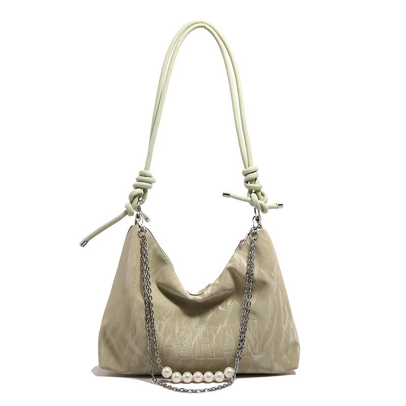 

Casual large-capacity bag women s 2024 new popular versatile messenger bag fashionable commuter shoulder bag tote bag зелений