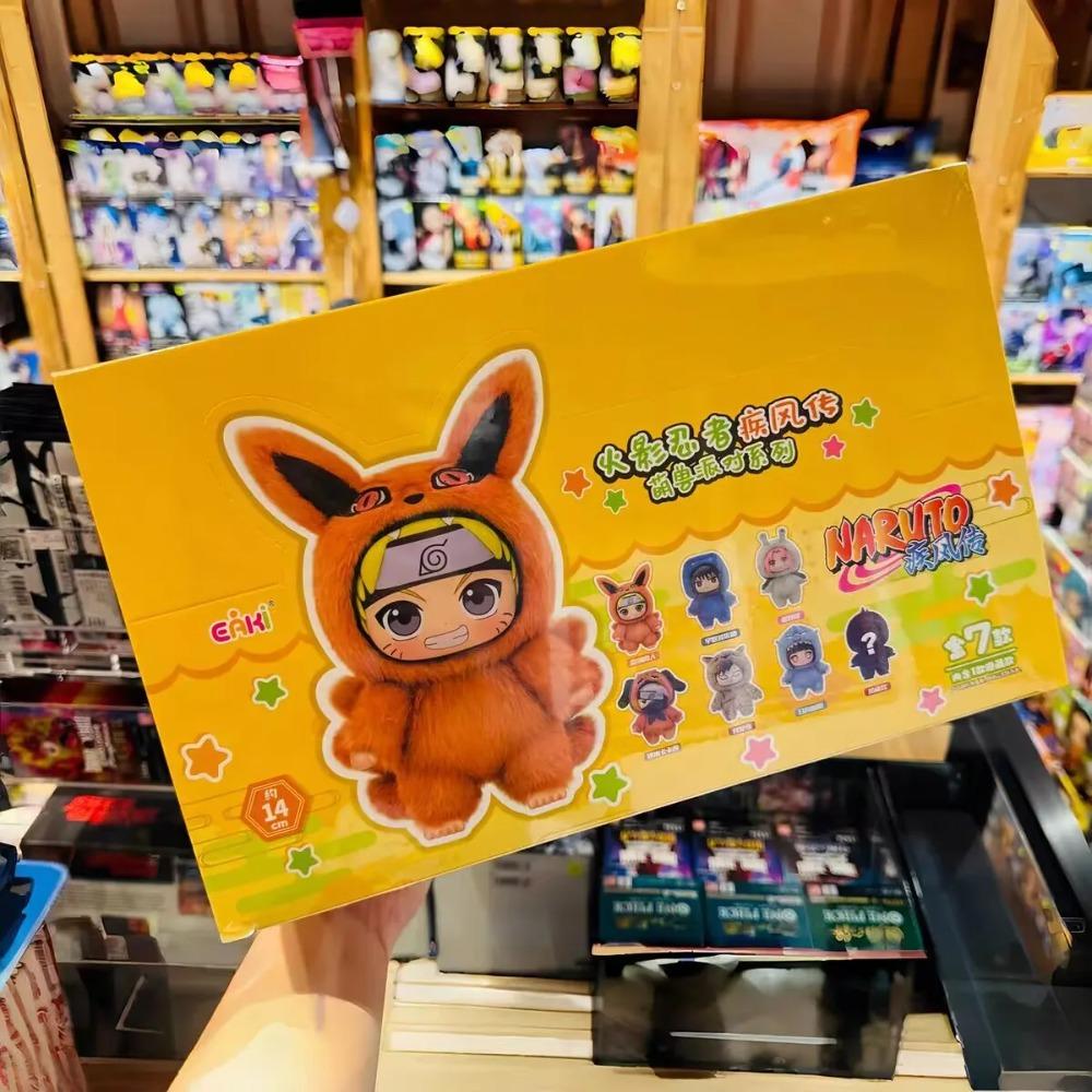 Heiß Naruto Itachi Sasuke Kakashi Gaara Serie Blind Box Trendige Spielzeugfigur Plüschanhänger Sammlung Geburtstagsgeschenk